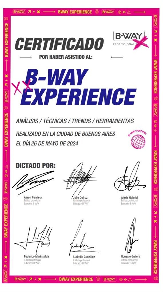 Certificado profesional de Nicolau Studio